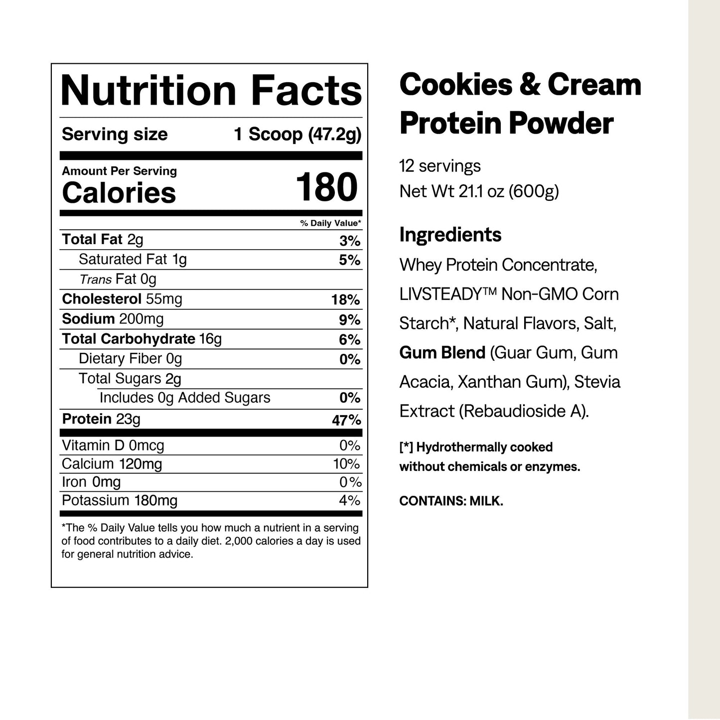 UCAN Cookies & Cream Protein + Energy Powder