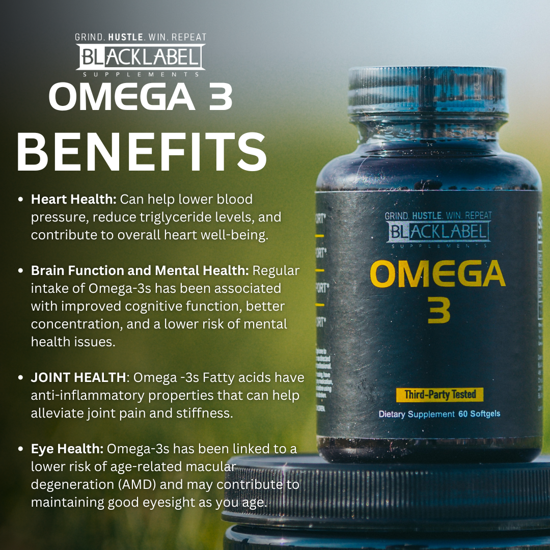BLACKLABEL OMEGA 3 FISH OIL - Sports Nutrition Experts