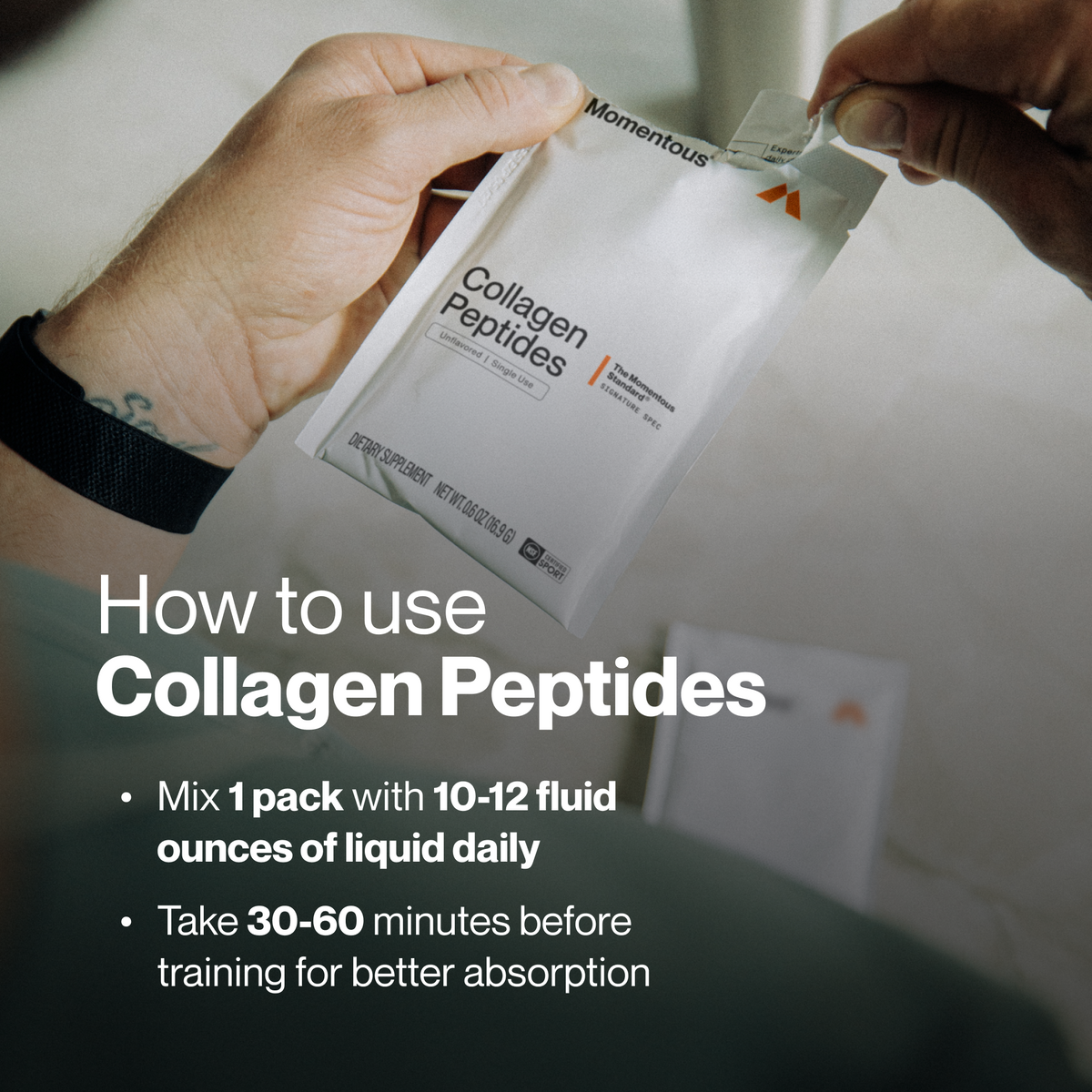 Momentous Collagen Peptides 10-Travel Packs