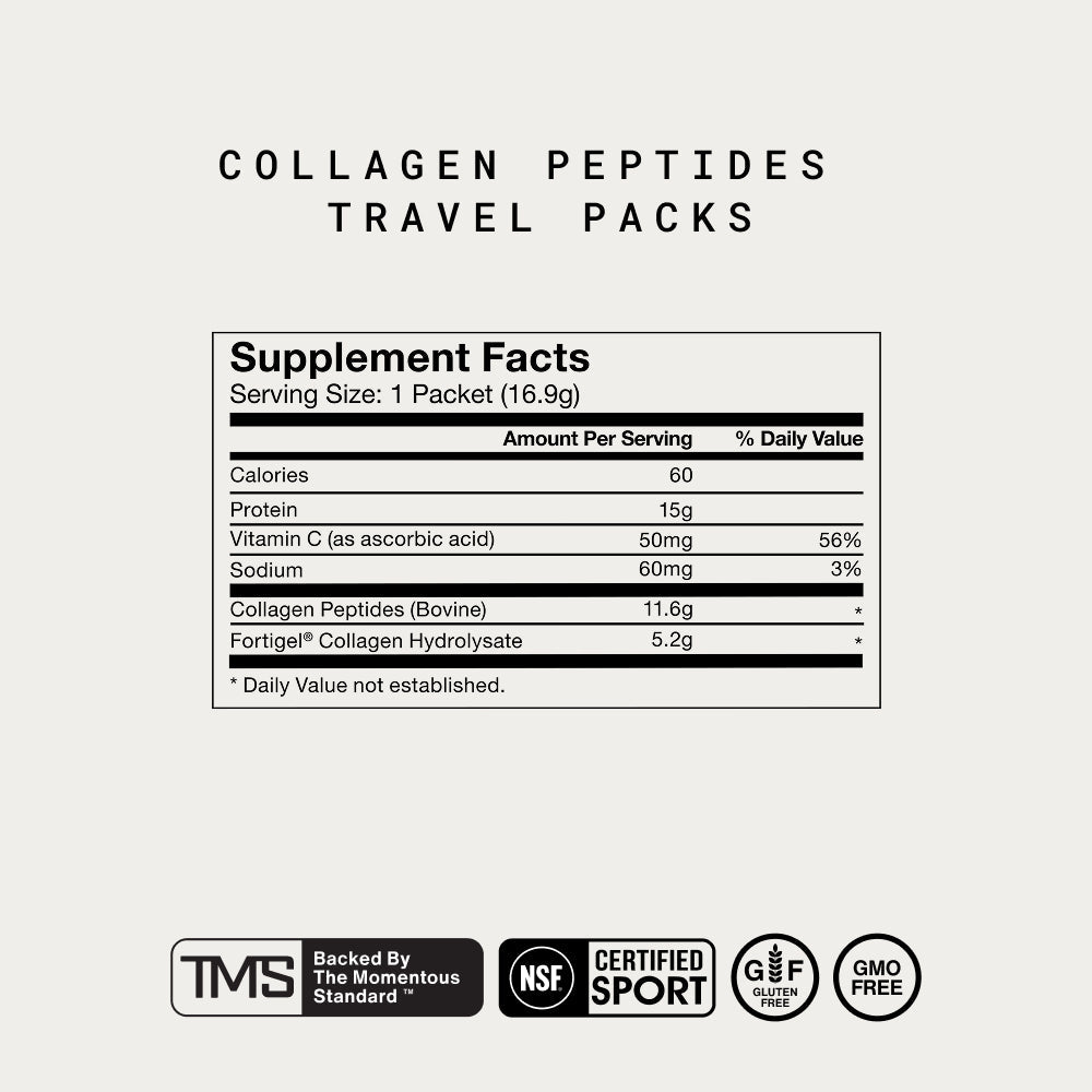 Momentous Collagen Peptides 10-Travel Packs