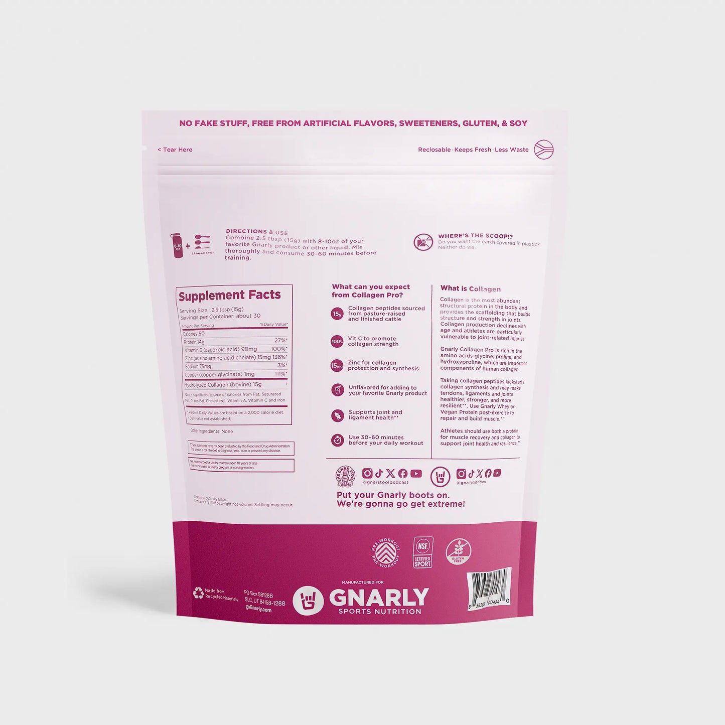 Gnarly Collagen Pro Unflavored