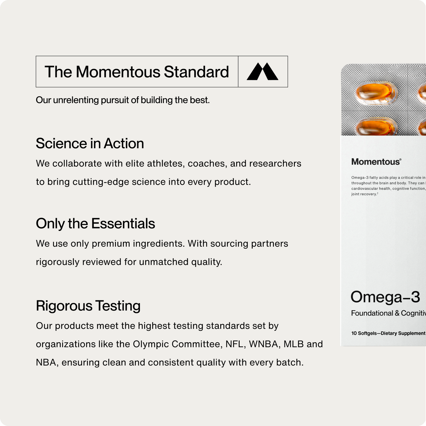 Momentous Omega-3 Travel Packs