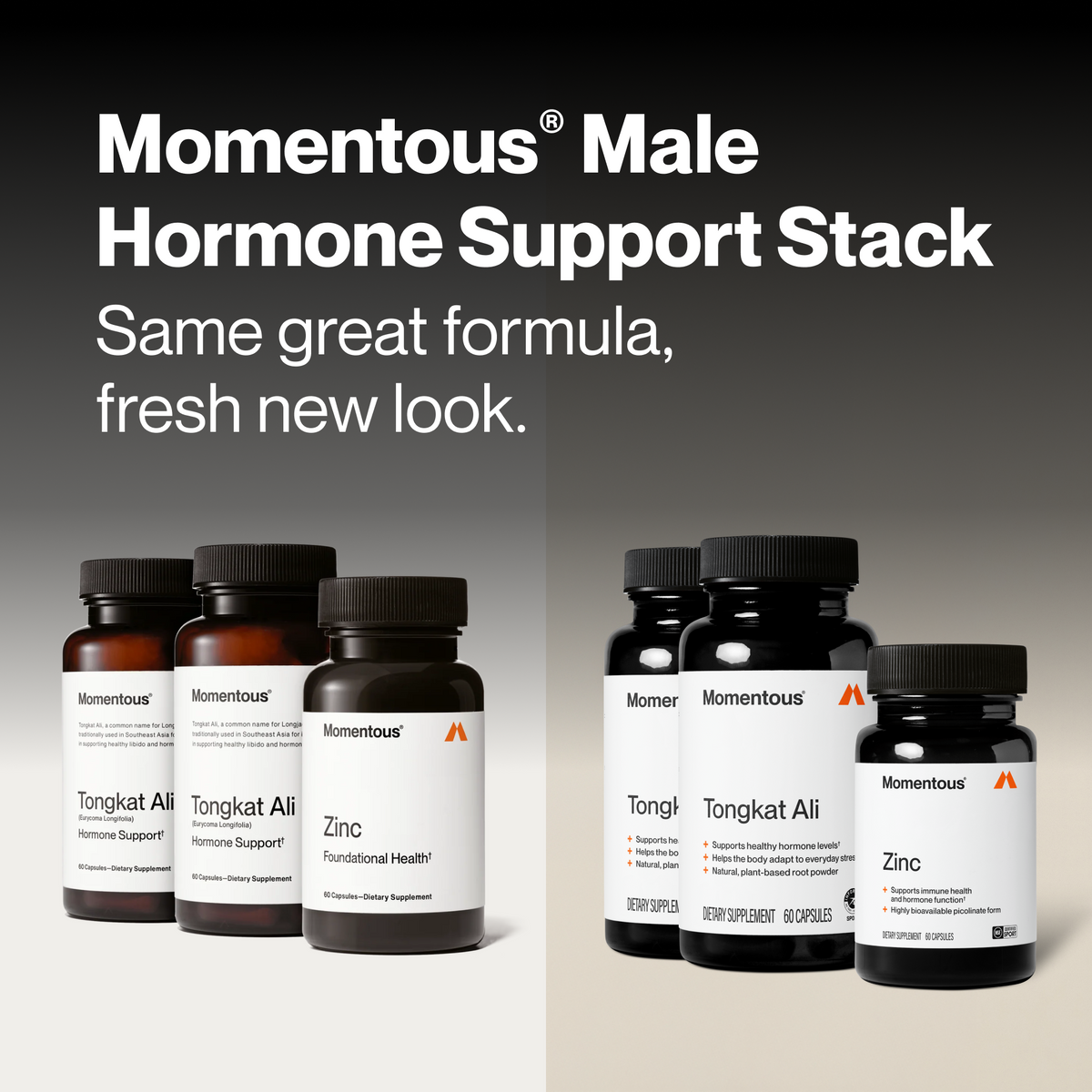 Momentous Male Hormone Support Stack