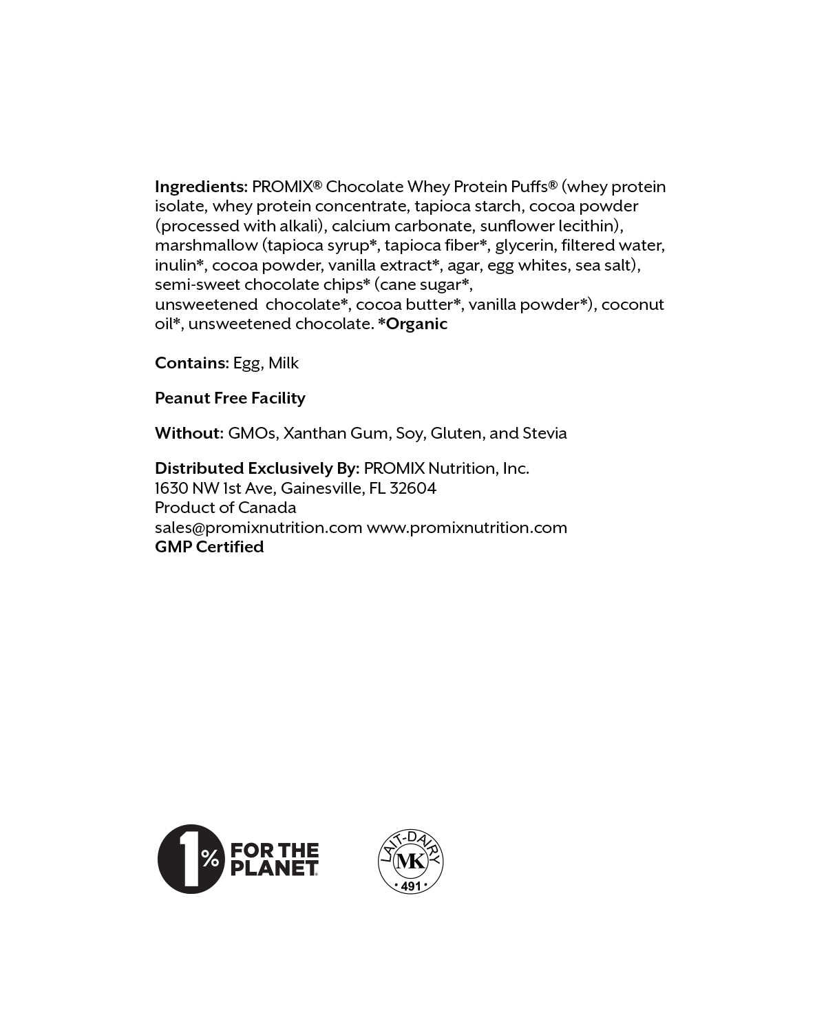 Promix Chocolate Chip Protein Puff Bars