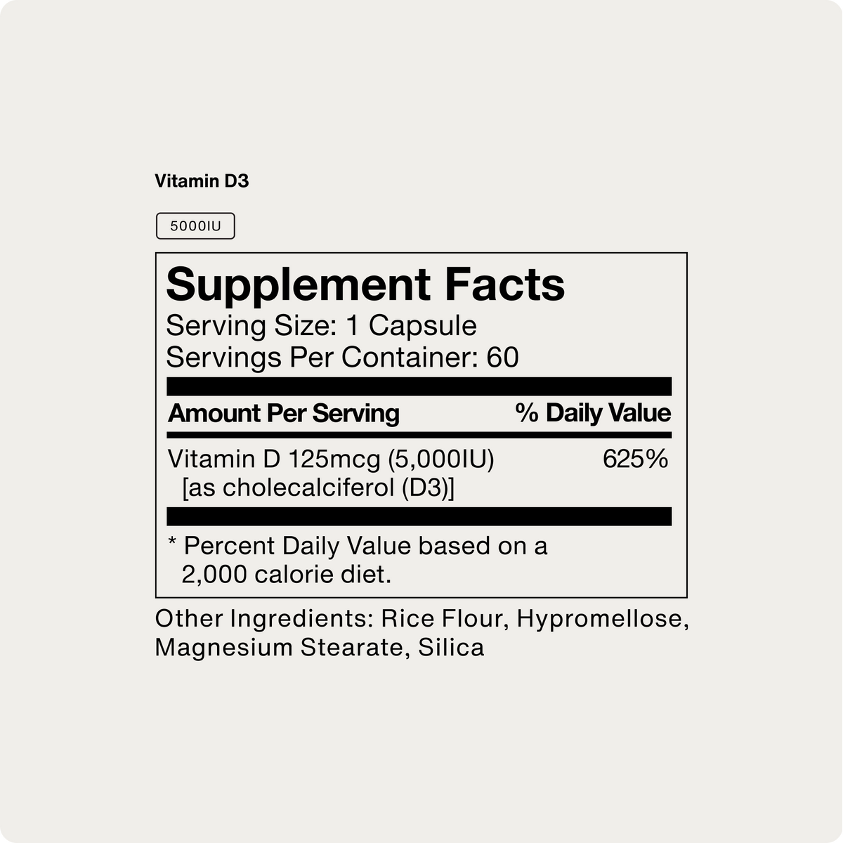 Momentous Vitamin D3 5000 IU