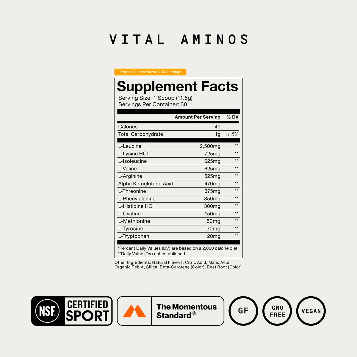 Momentous Vital Aminos