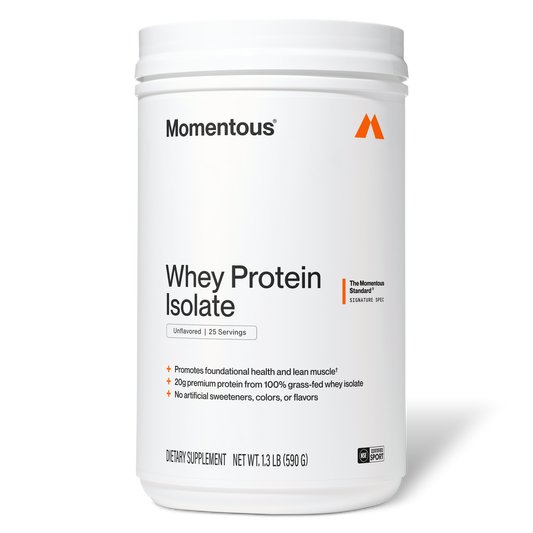 Momentous Grass-Fed Whey Protein Isolate Powder