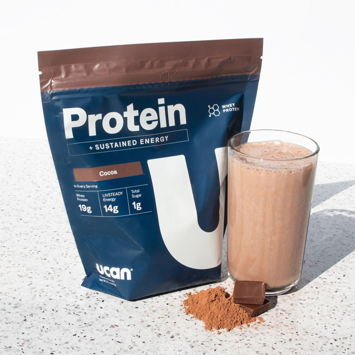 UCAN Cocoa Protein + Energy Powder