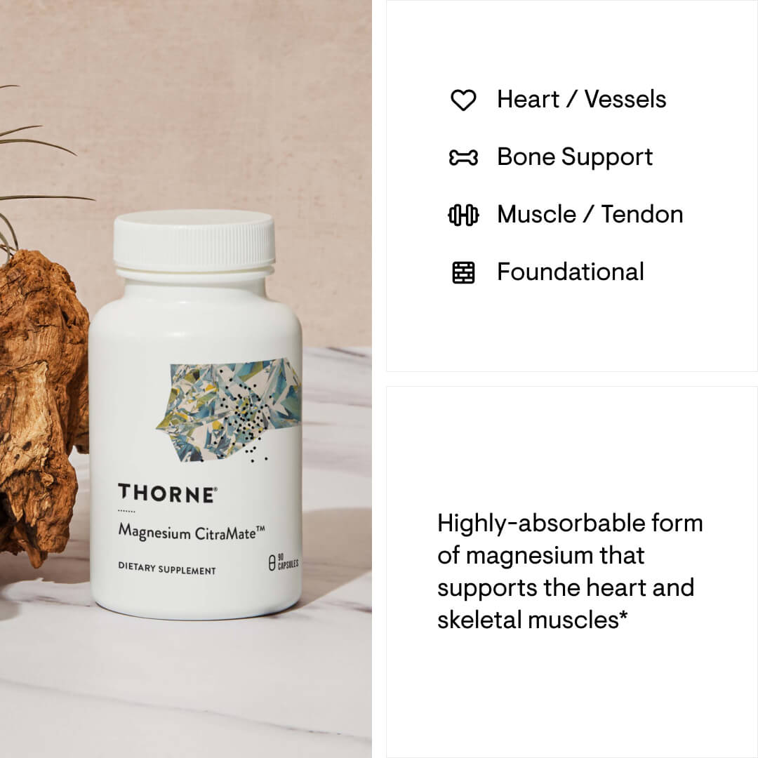 Thorne Magnesium CitraMate - Sports Nutrition Experts
