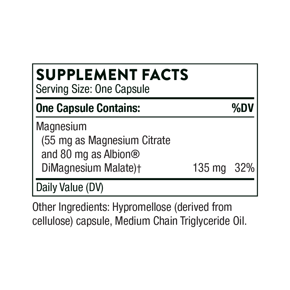 Thorne Magnesium CitraMate - Sports Nutrition Experts