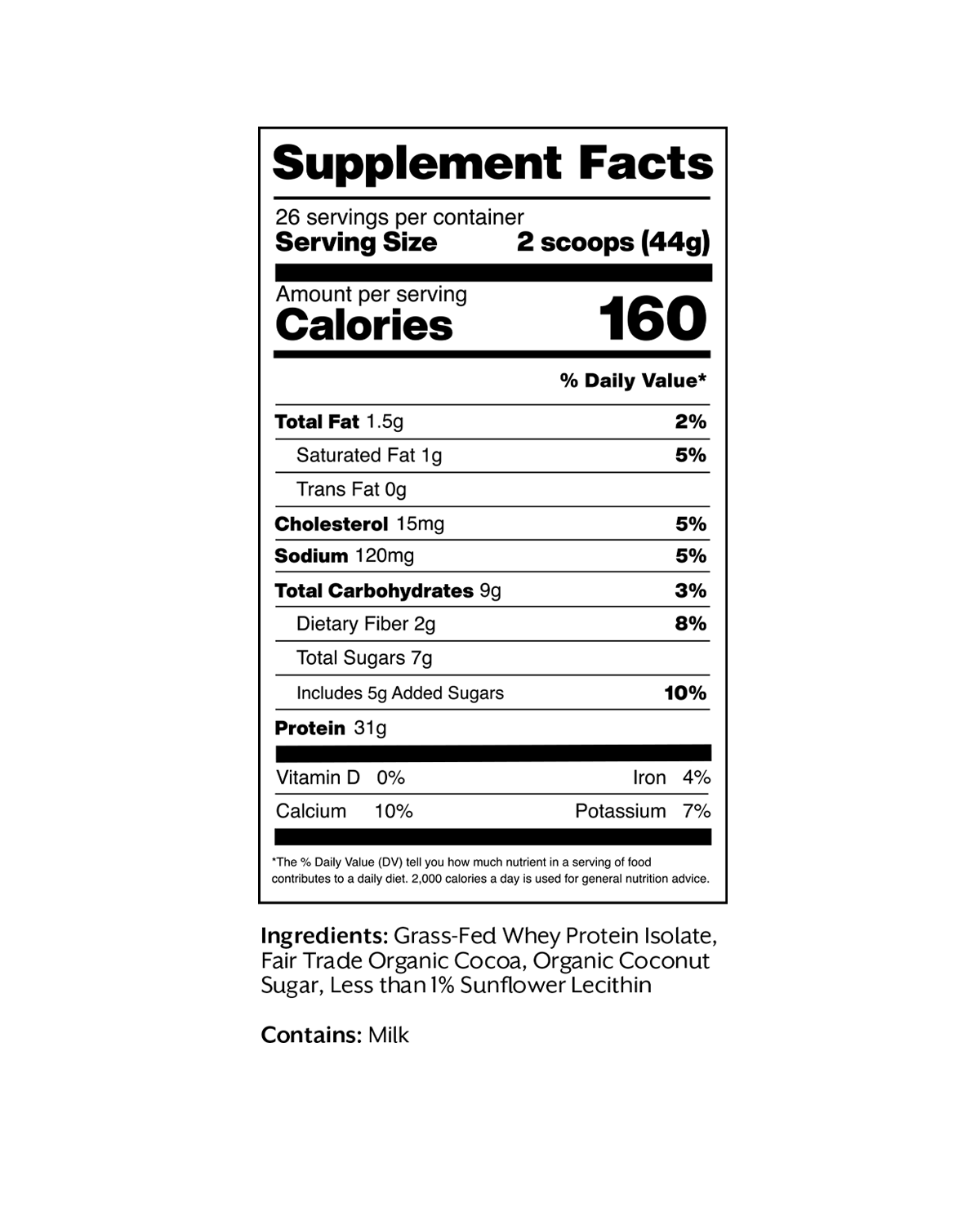 Promix Chocolate Whey Protein Isolate Powder