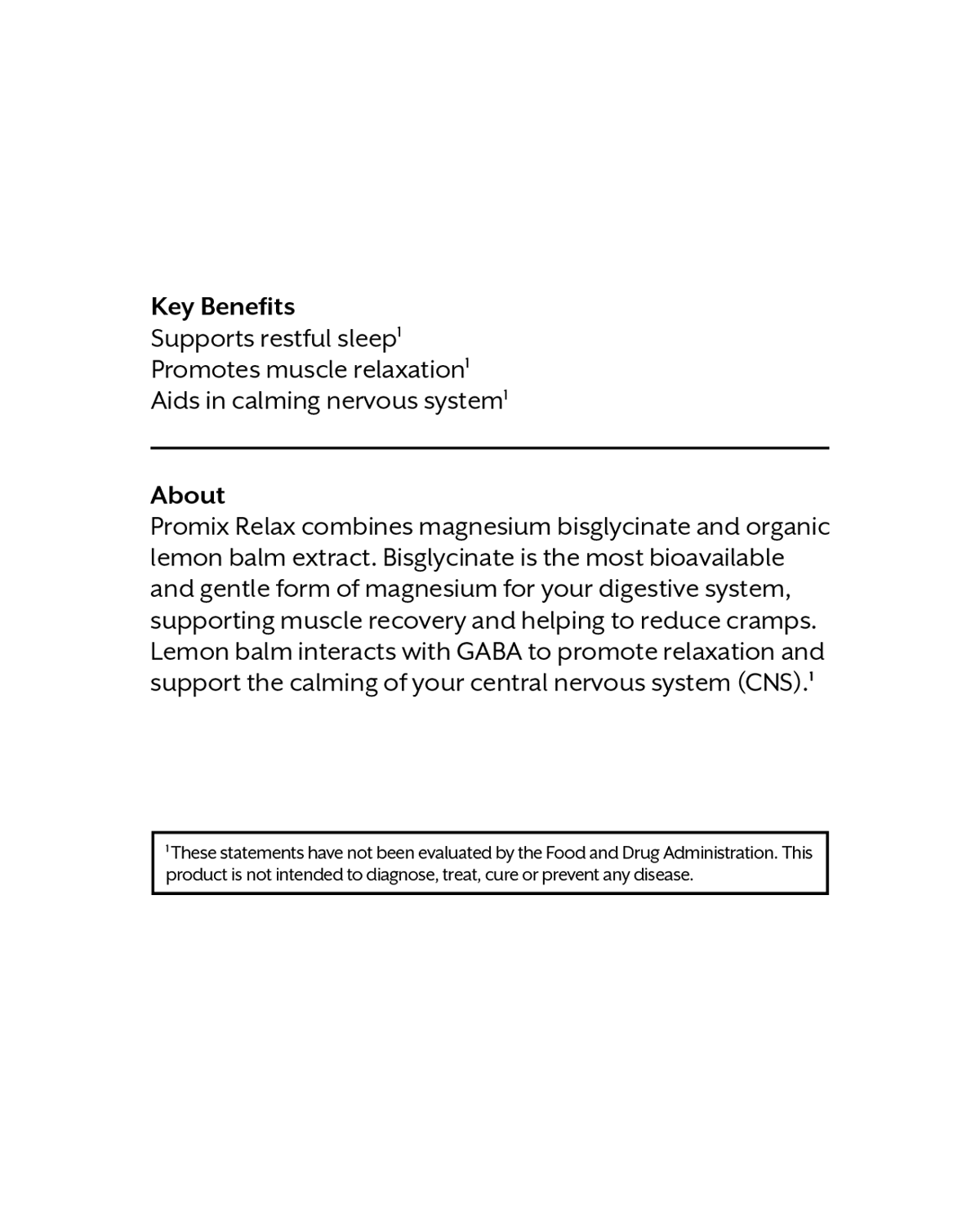 Promix Relax: Magnesium Complex