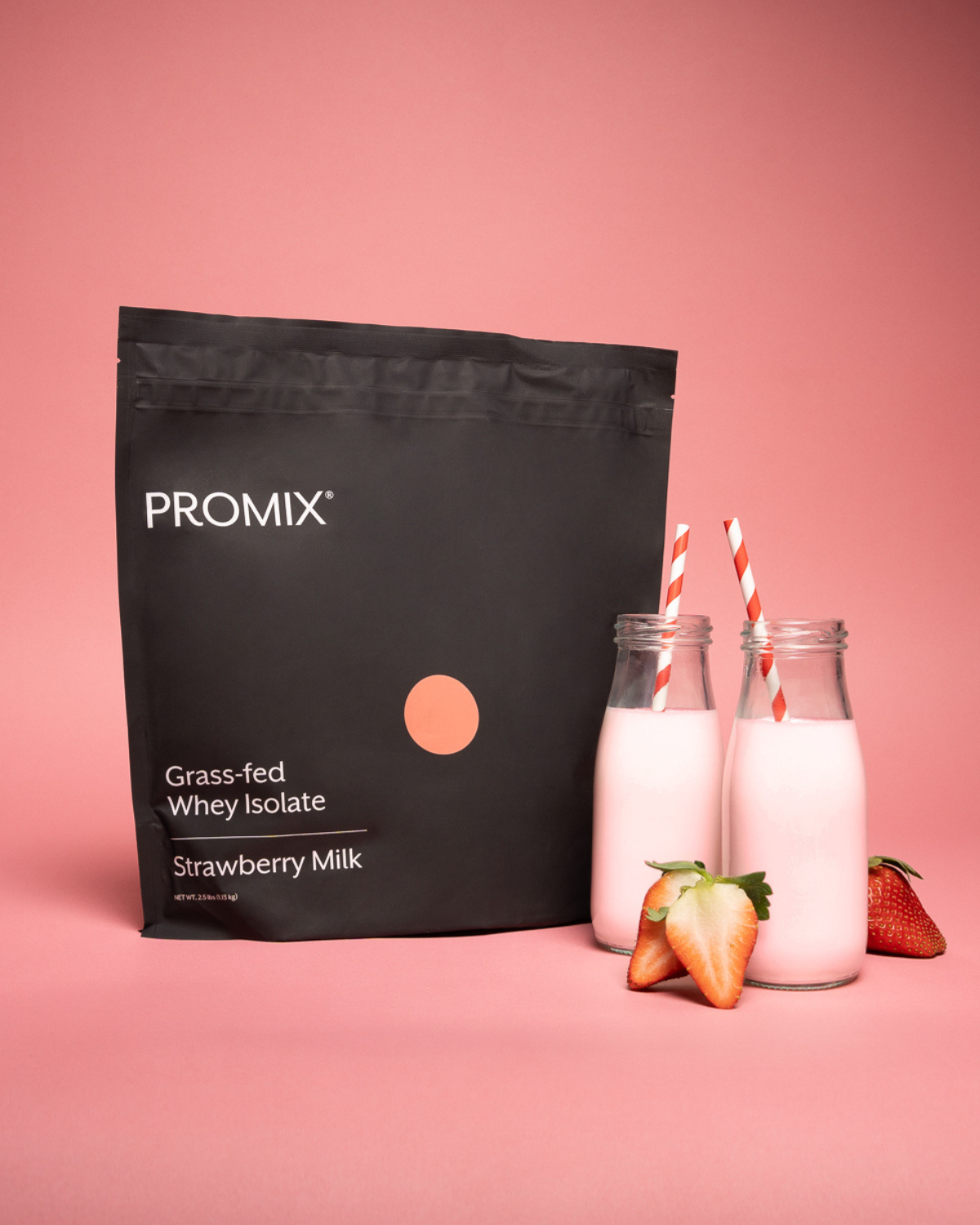 Promix Strawberry Milk Whey Protein Isolate Powder