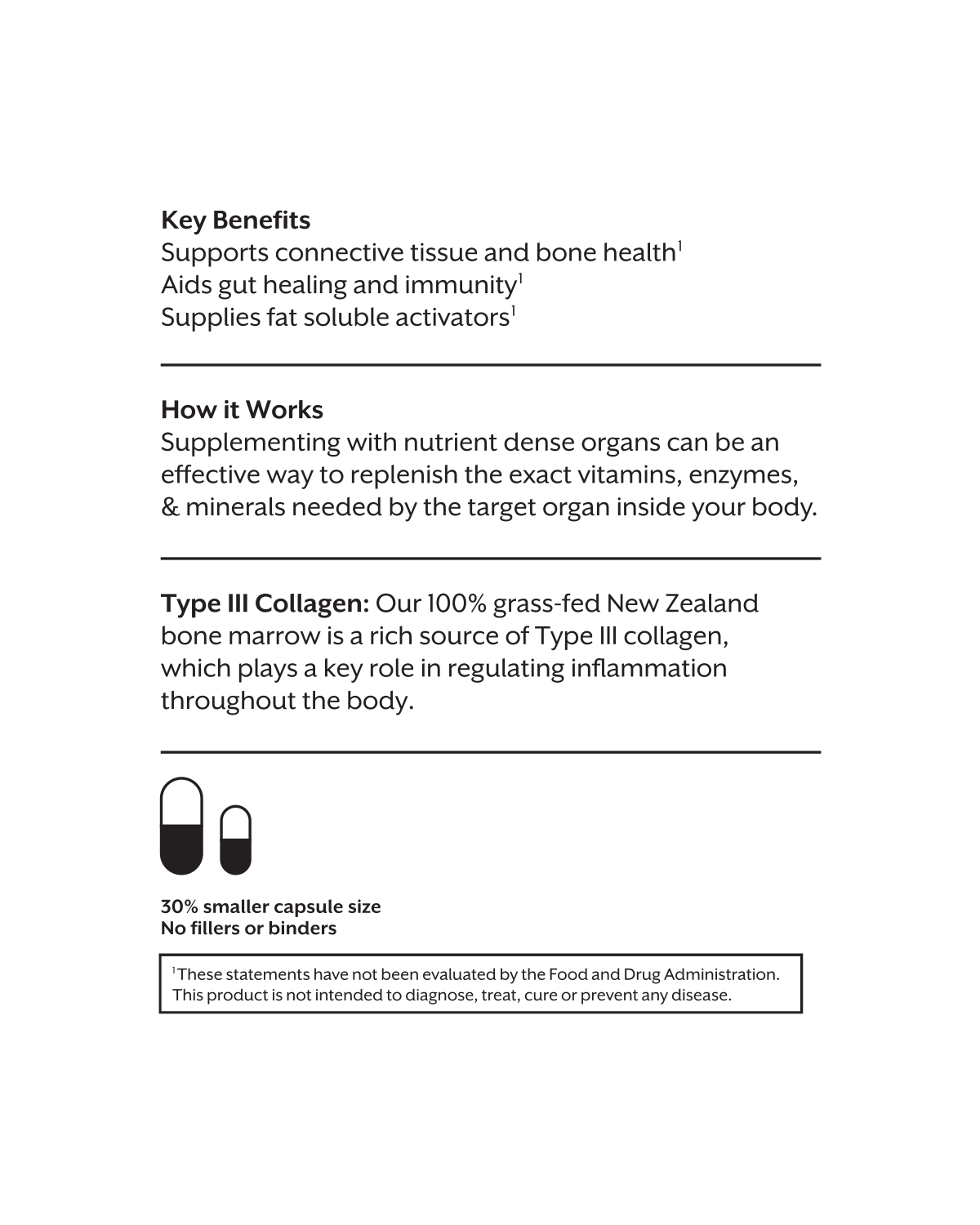 Promix Raw Bone Marrow Capsules