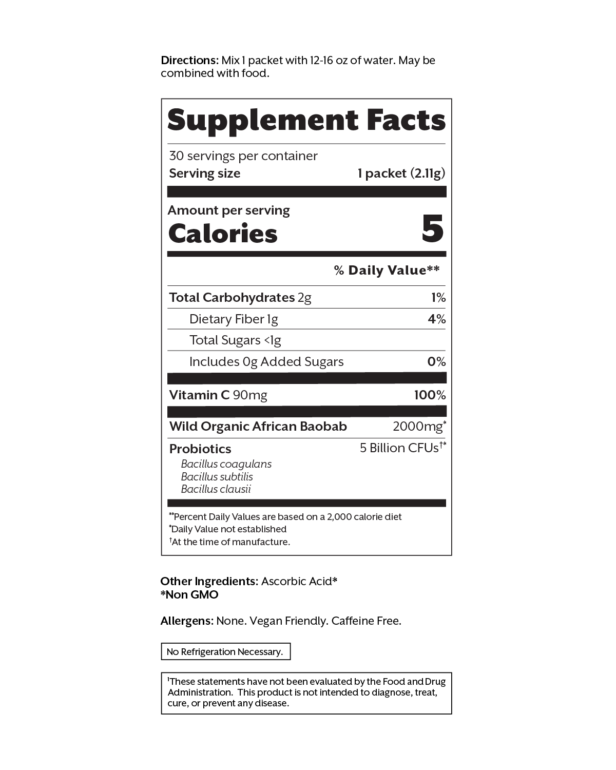 Unflavored Debloat: Prebiotic + Probiotic