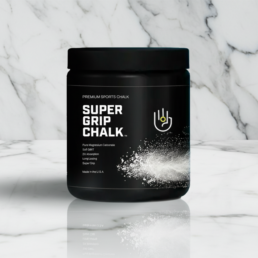 Super Grip Chalk: Grip Under Pressure.