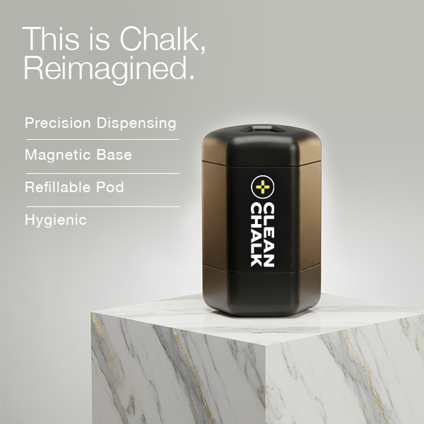 Clean Chalk Pod: Precision Chalk, Minus the Gym Bag Mess.