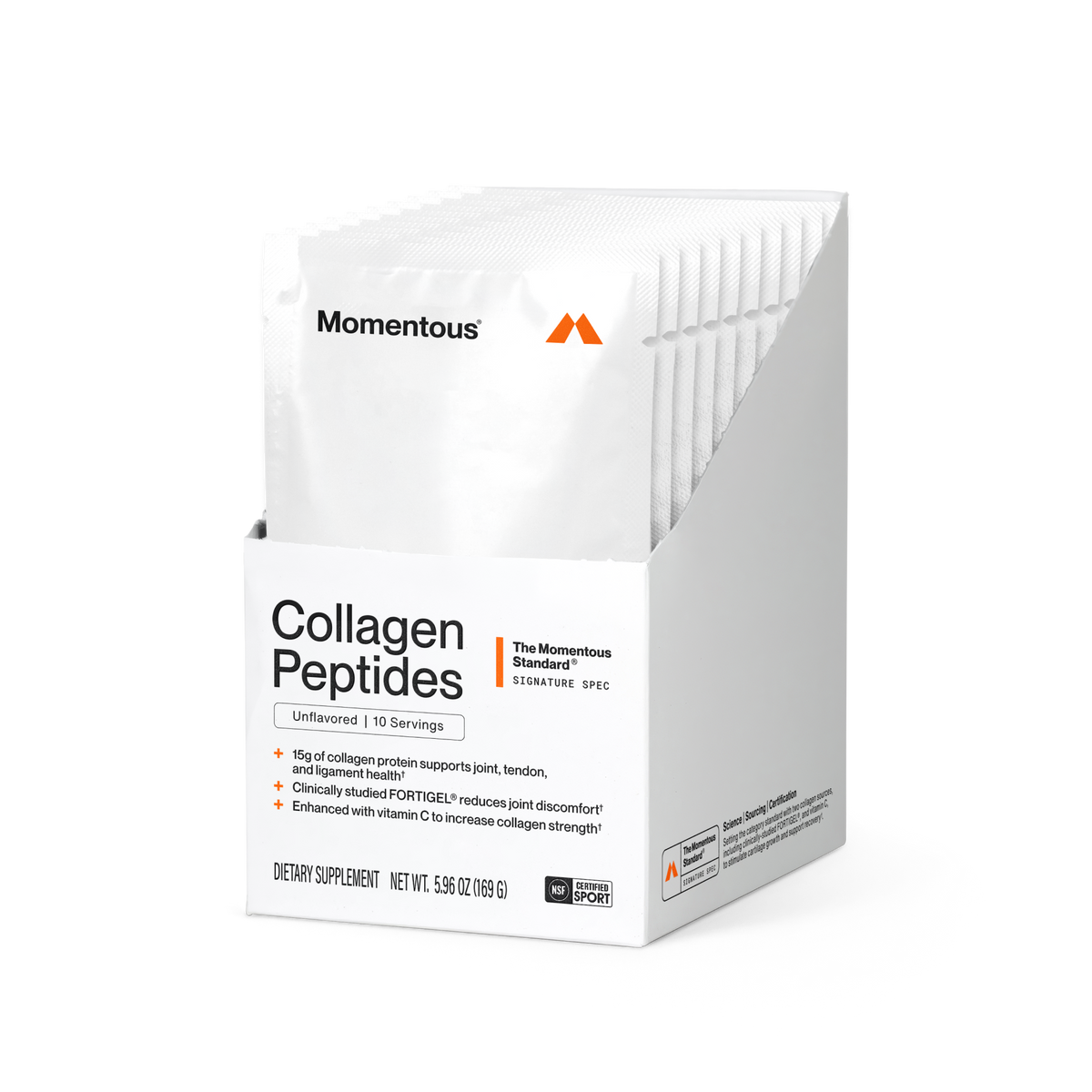 Momentous Collagen Peptides 10-Travel Packs