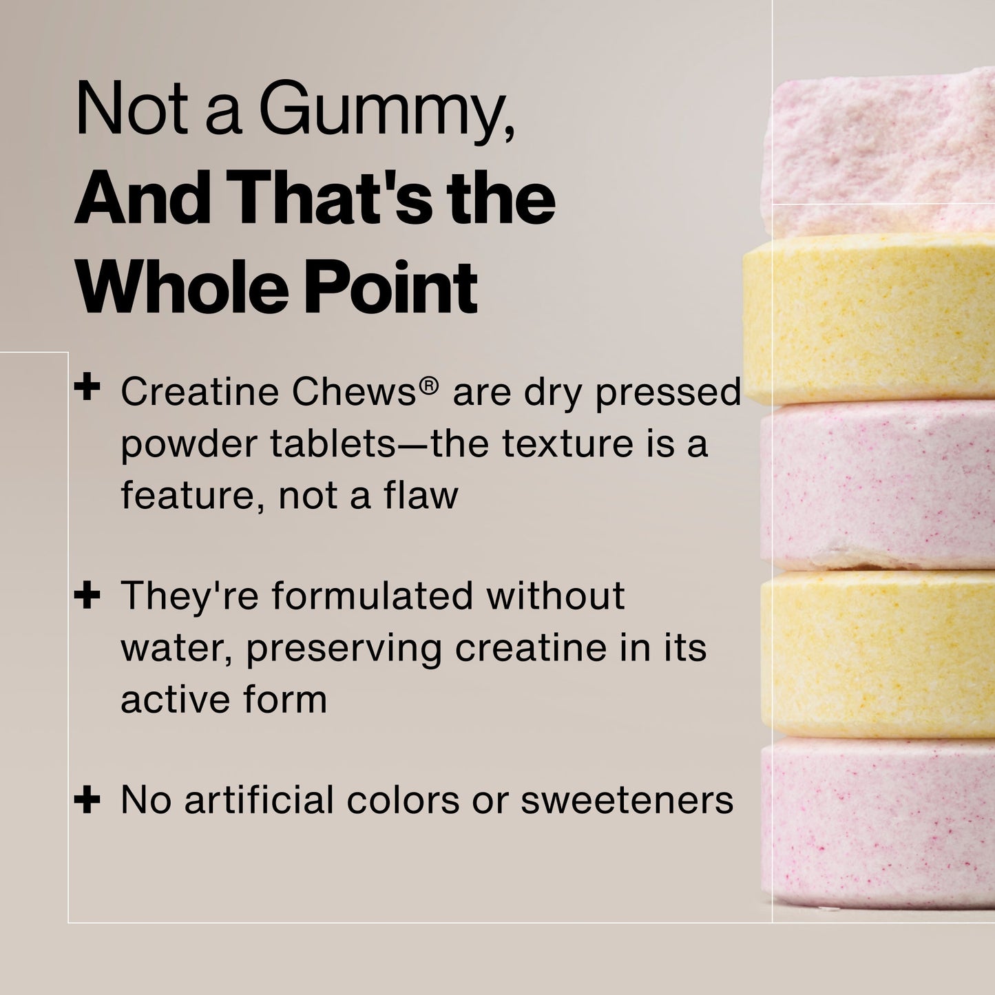 Momentous Creatine Chews Flavor Stack