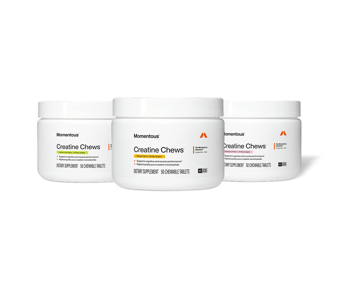 Momentous Creatine Chews Flavor Stack