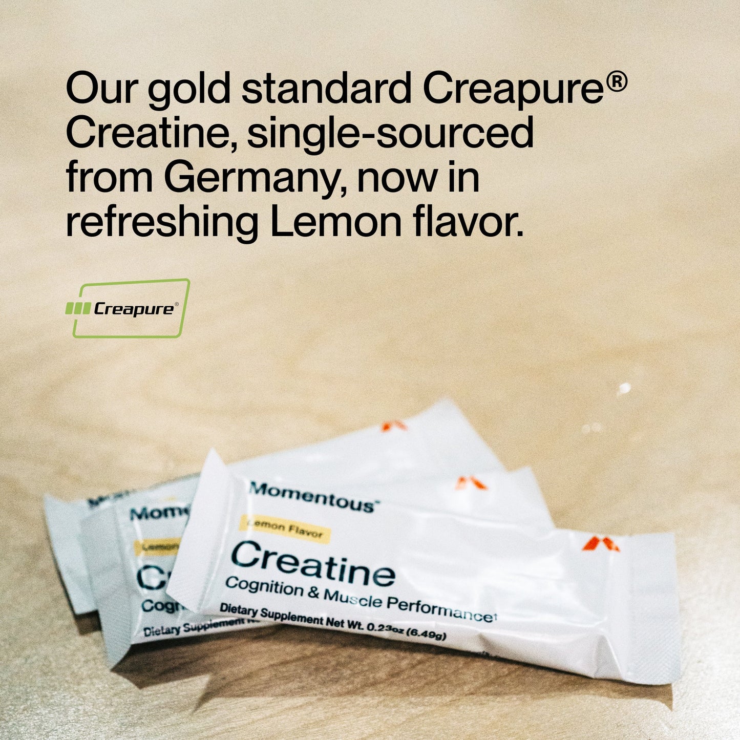 Momentous Creatine 15-Travel Packs
