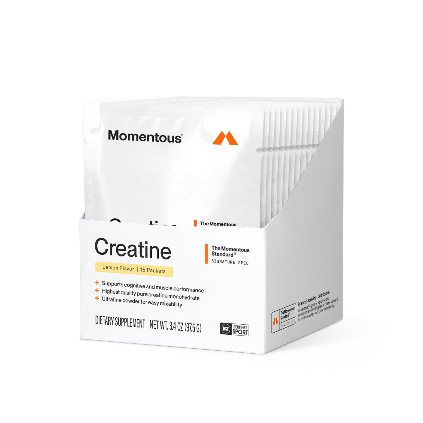 Momentous Creatine 15-Travel Packs