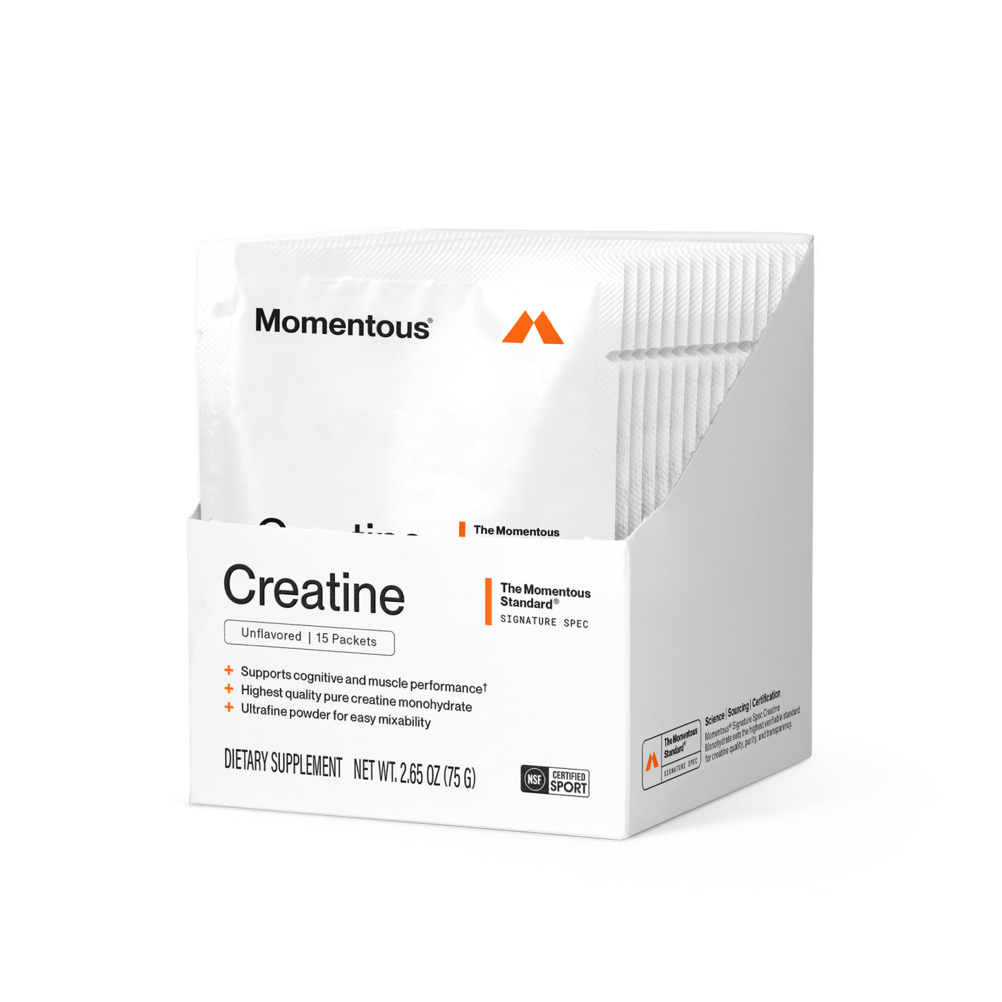 Momentous Creatine 15-Travel Packs