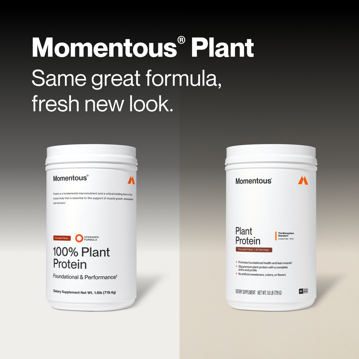 Momentous 100% Plant Protein Powder