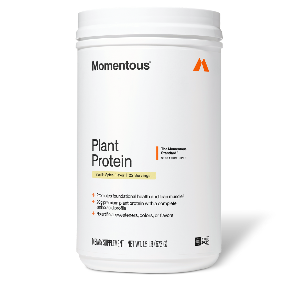 Momentous 100% Plant Protein Powder