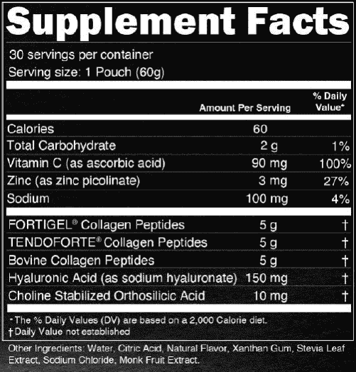 Collagen - Liquid: Raspberry (30 Single-Serve Pouches)