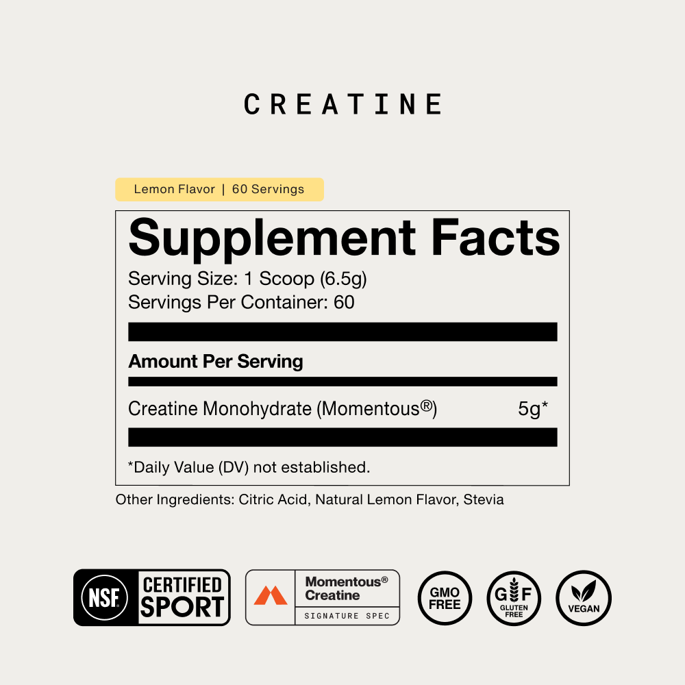 Momentous Creatine - 60 Servings