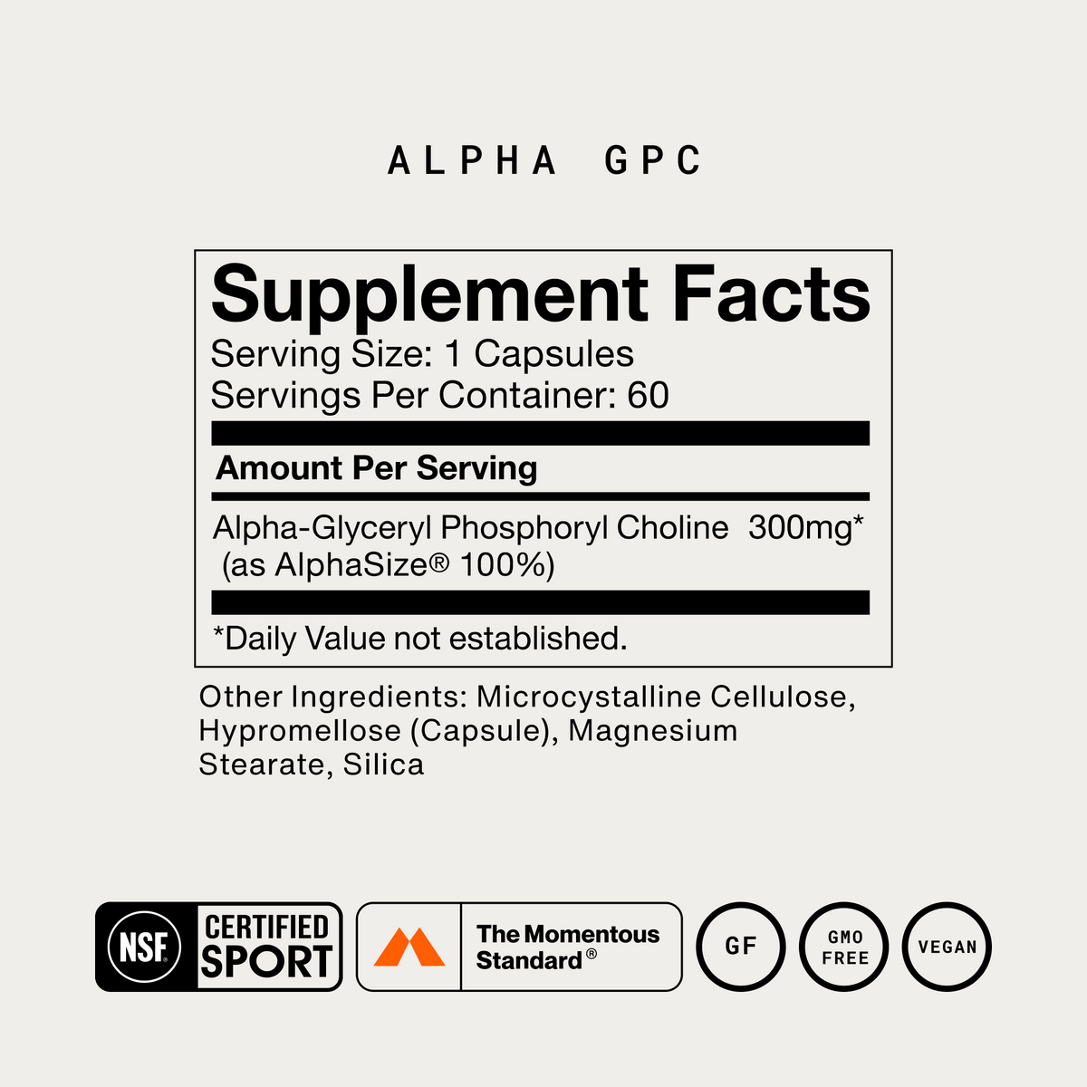 Momentous Alpha GPC
