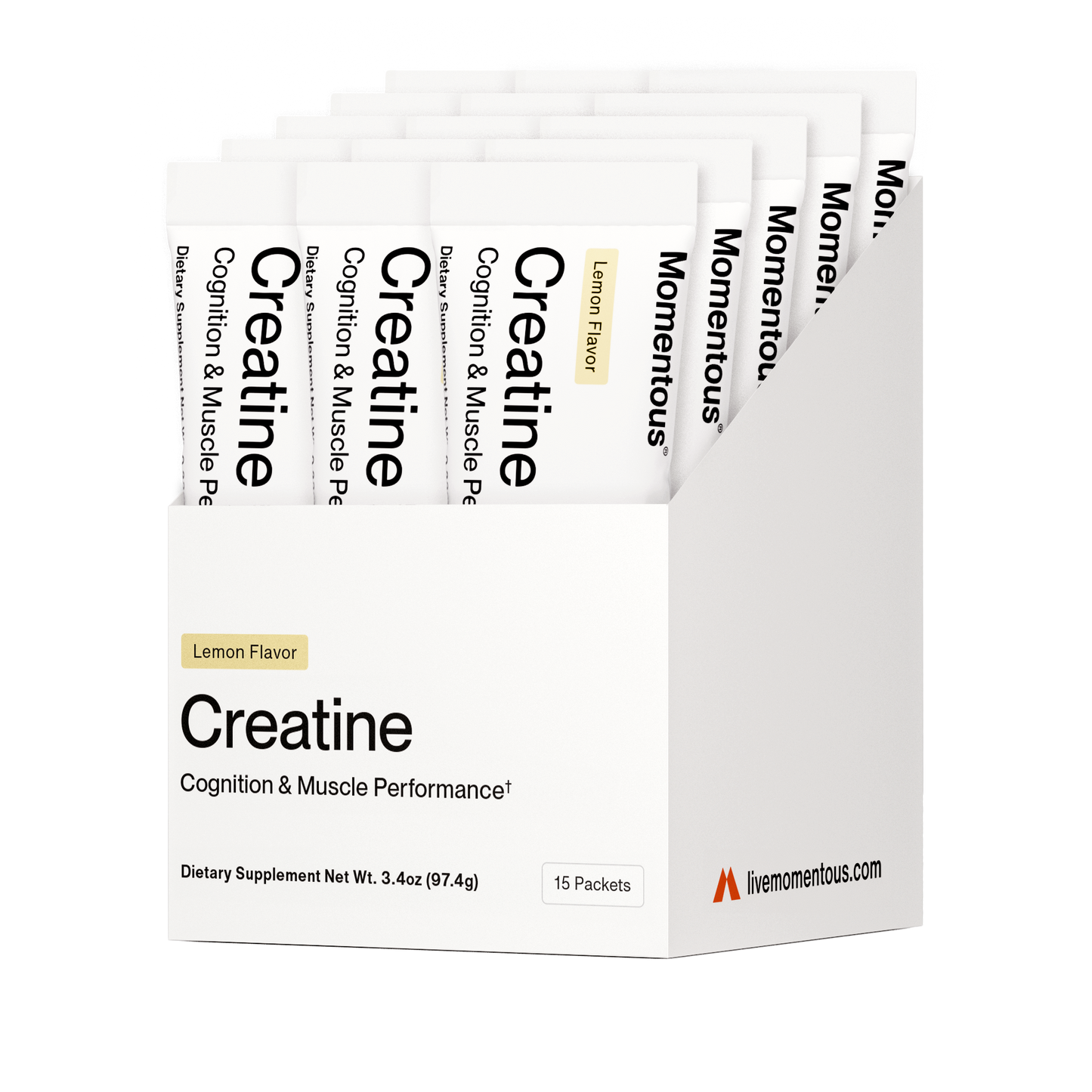 Momentous Creatine 15-Travel Packs