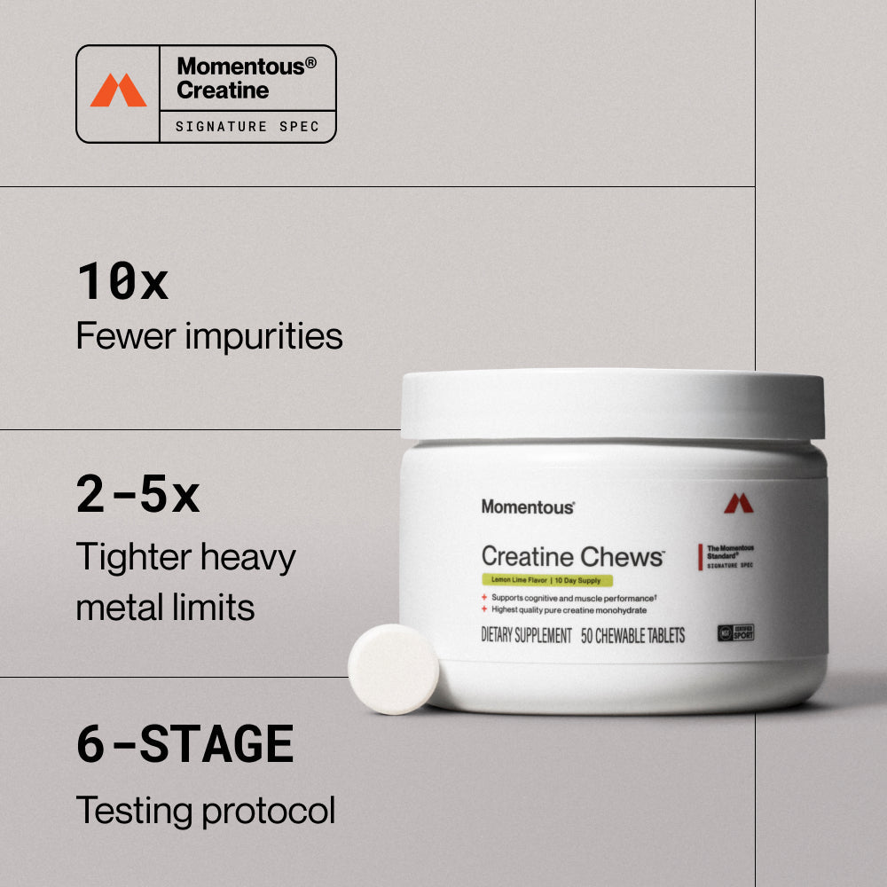 Momentous Creatine Chews Flavor Stack