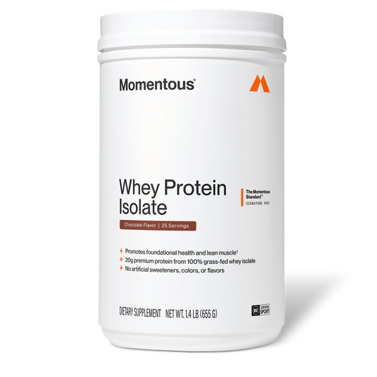 Momentous Grass-Fed Whey Protein Isolate Powder