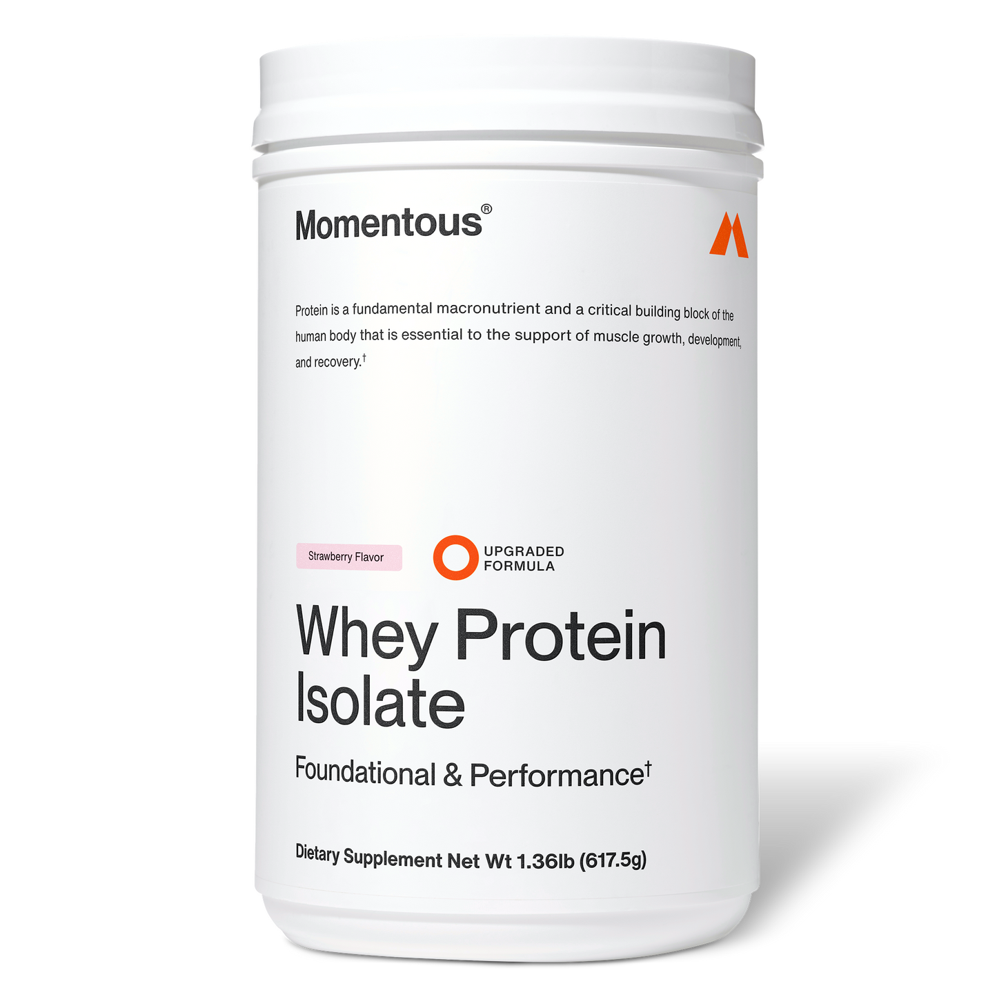 Momentous Grass-Fed Whey Protein Isolate Powder