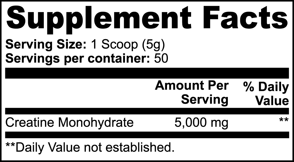 Creatine Monohydrate - Sports Nutrition Experts