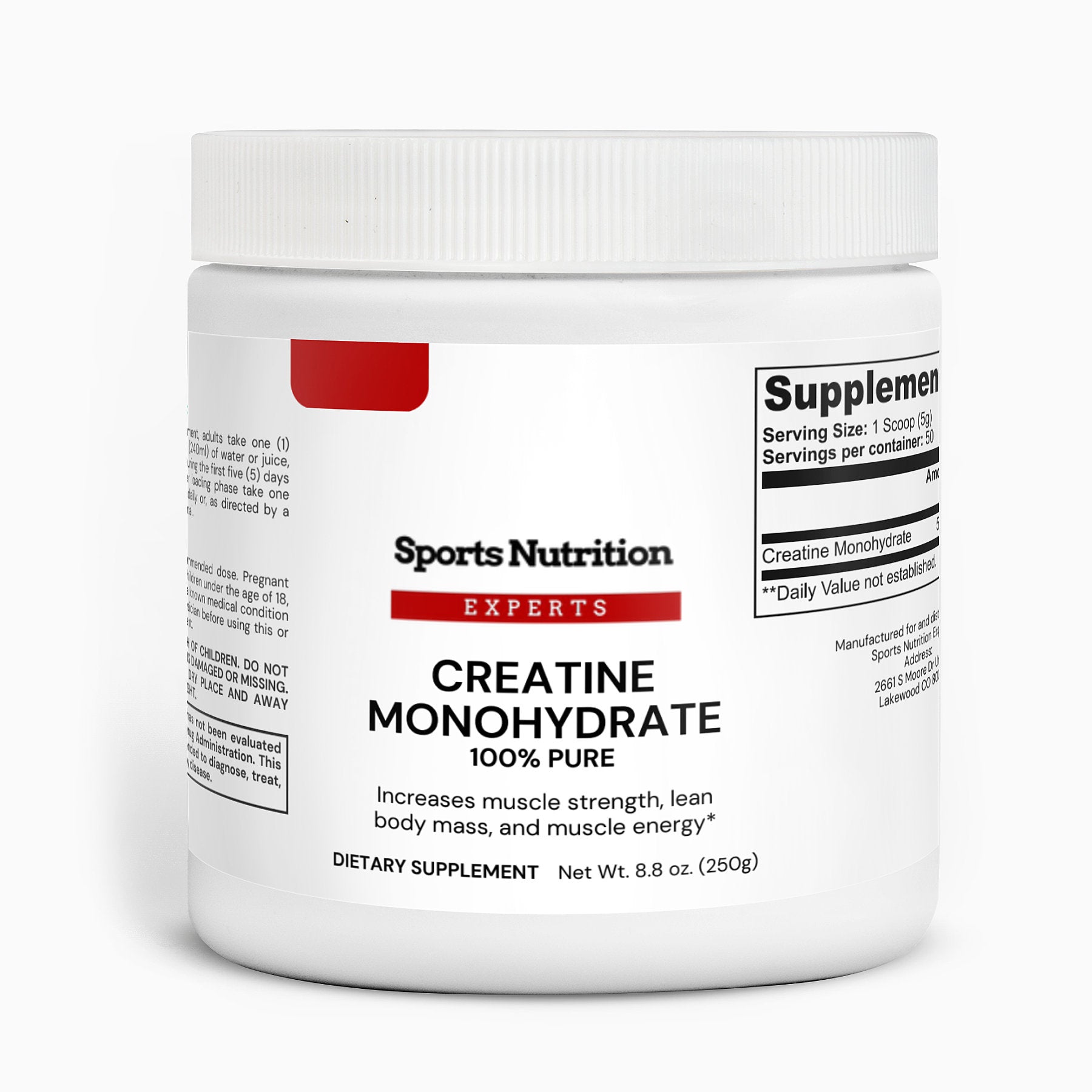 Creatine Monohydrate - Sports Nutrition Experts