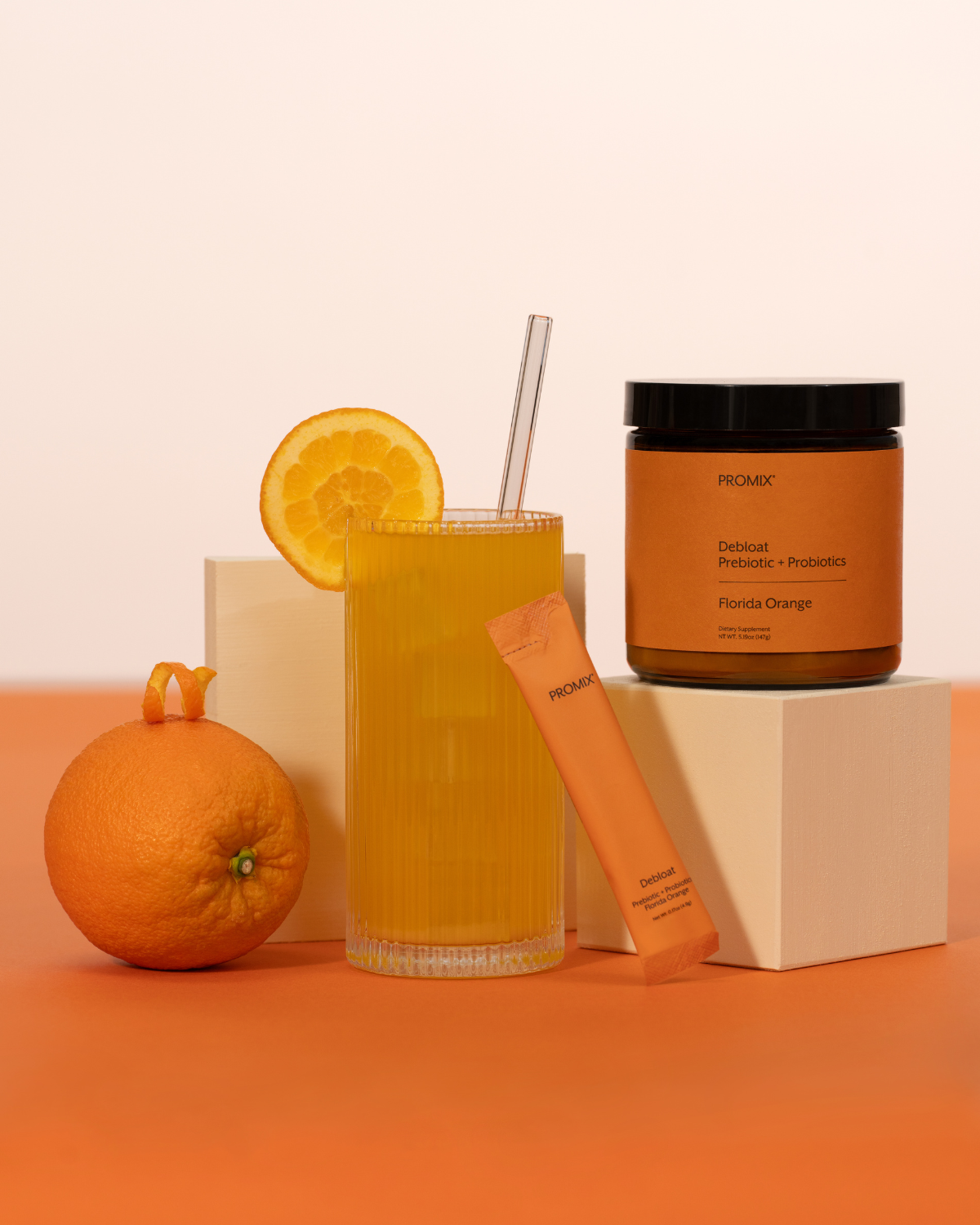 Promix Debloat: Prebiotic + Probiotic Florida Orange