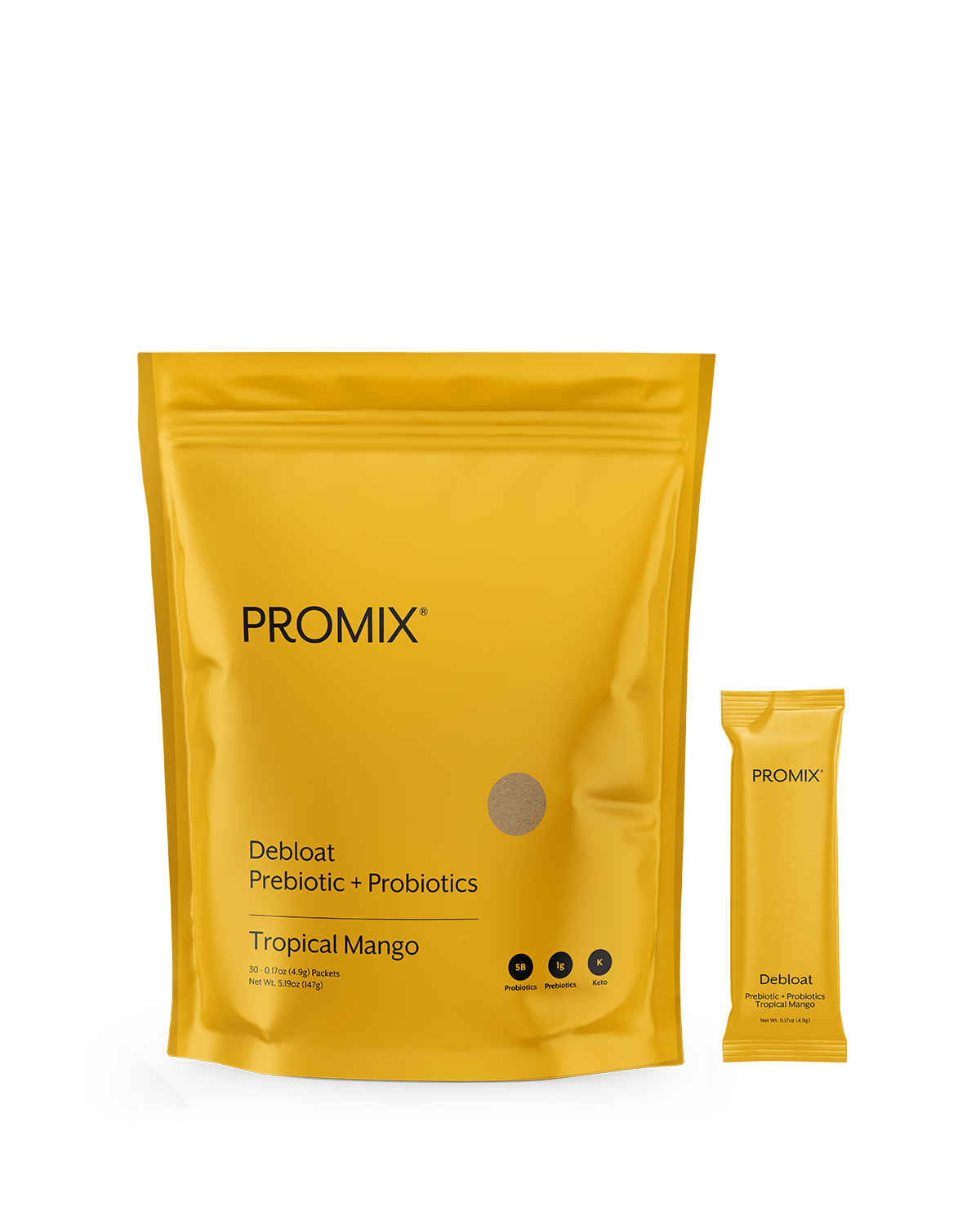 Tropical Mango Debloat: Prebiotic + Probiotic