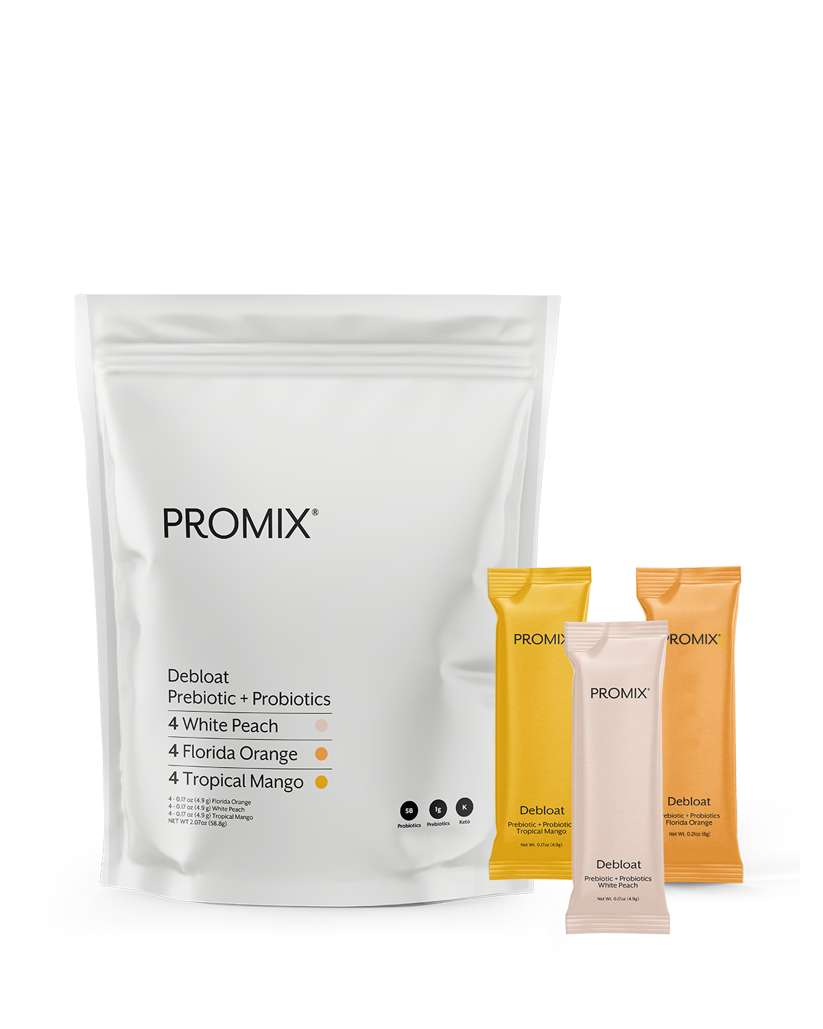 Promix Debloat: Prebiotic + Probiotic Variety Pack