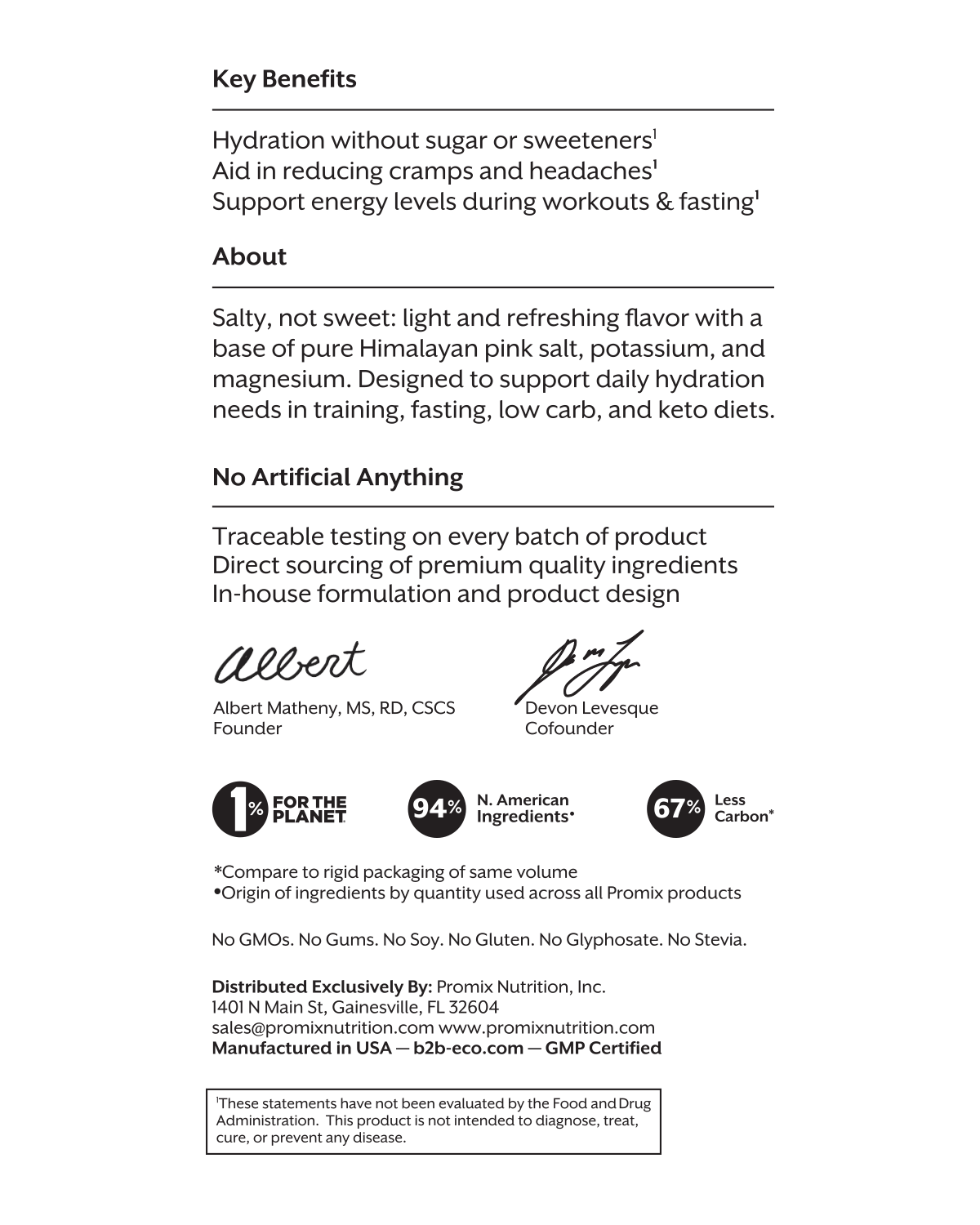 Promix Salted Watermelon Electrolyte Drink Mix