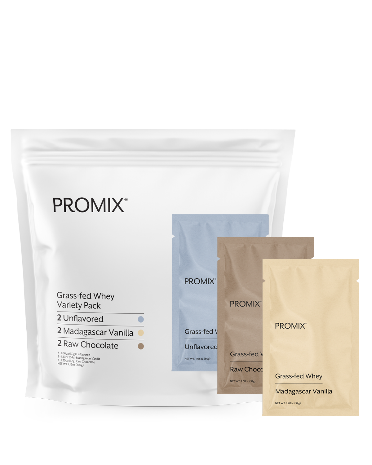 Promix Whey Protein Powder Variety Pack