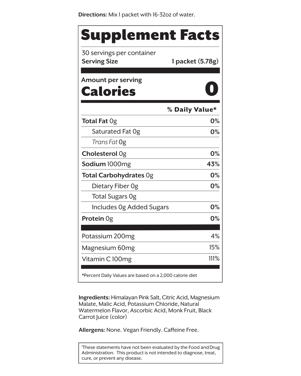 Promix Salted Watermelon Electrolyte Drink Mix
