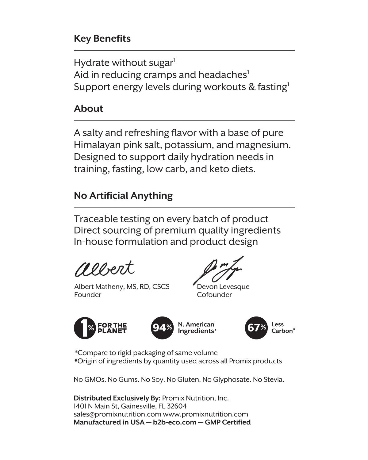 Promix Salted Watermelon Electrolyte Drink Mix