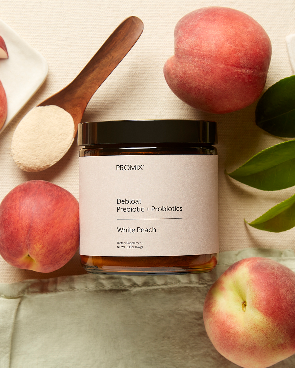 Promix White Peach Debloat: Prebiotic + Probiotic
