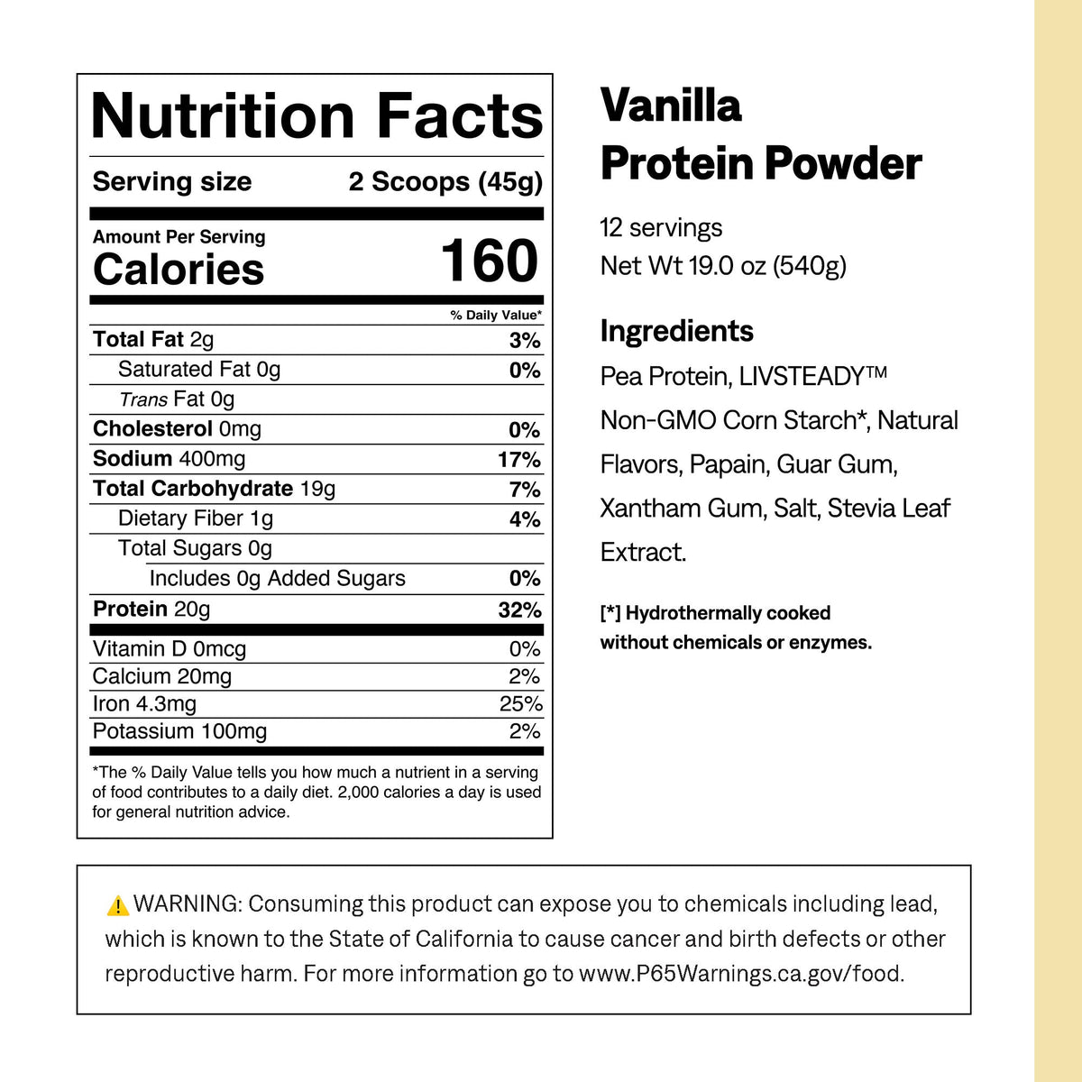 UCAN Vanilla Protein + Energy Powder