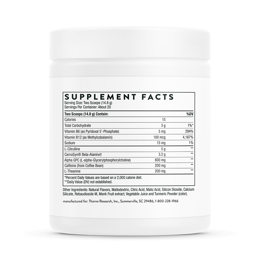 Thorne Advanced Pre-Workout