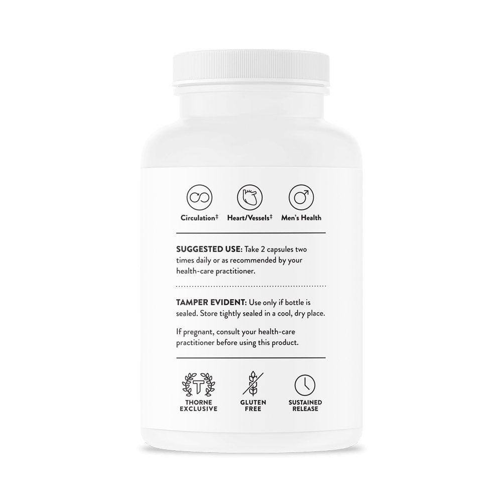 Thorne L - Arginine - Sustained Release - Sports Nutrition Experts